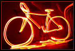 Bike in light