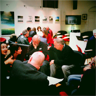 Breakout groups discuss how to improve livelihoods in the Taunton area